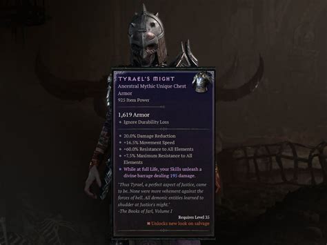 Tyrael's Might .